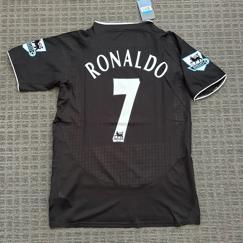 Manchester United Ronaldo Jersey Black